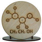 Ethanol Molecule coasters