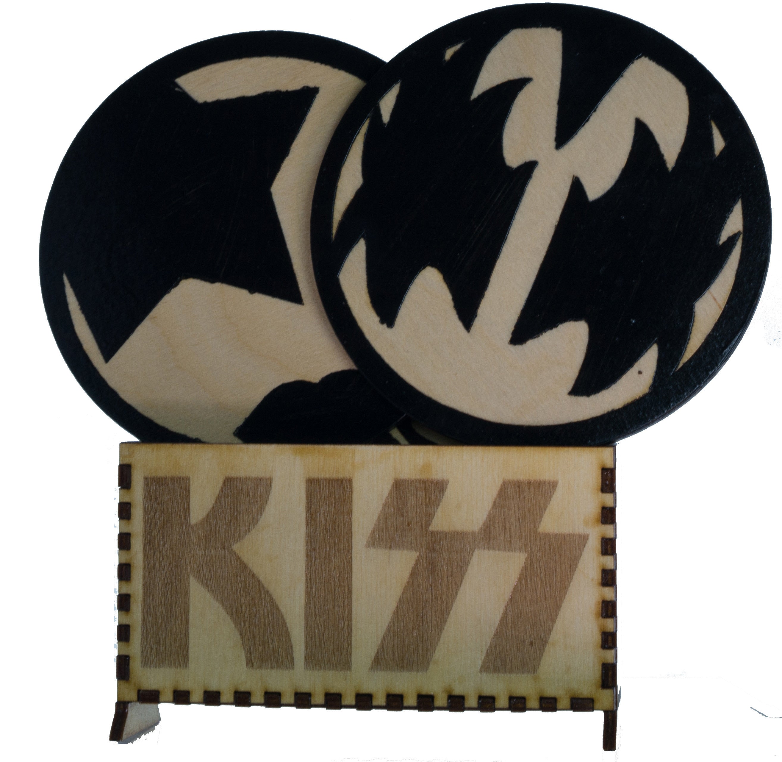 KISS Mask Coasters