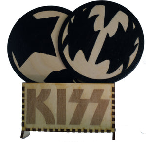 KISS Mask Coasters